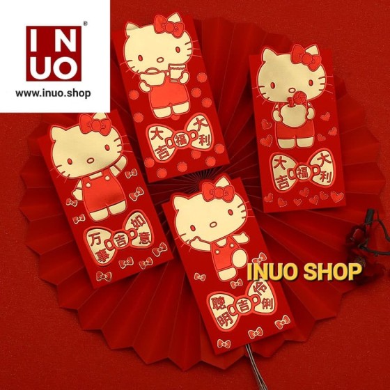 Sobres rojos de kitty 🎀,bodas 💐 o fiestas de cumpleaños 🎂